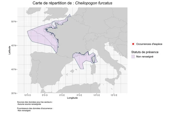 Répartition Cheilopogon furcatus
